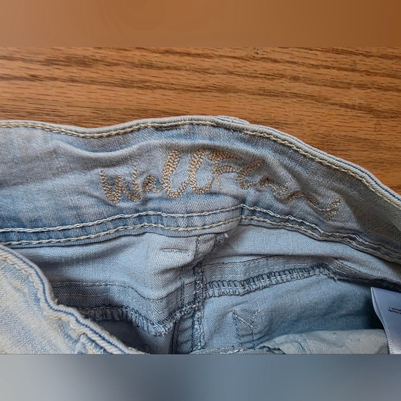 Wallflower Light Blue Womens Skinny Jeans - Picture 3 of 5